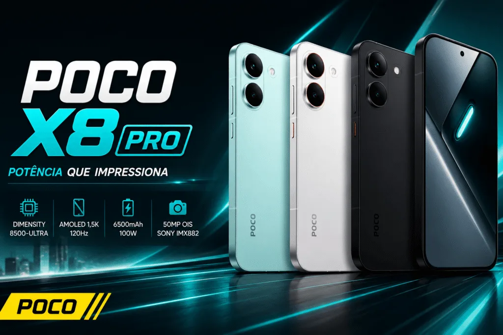 POCO X8 Pro vale a pena em 2026? Análise completa do celular da Xiaomi chatgpt image 26 de jul. de 2026, 22 11 19