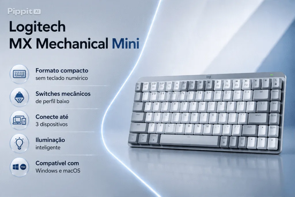 Logitech MX Mechanical Mini Vale a Pena? Confira livrezontech mx mechanical mini capa 02