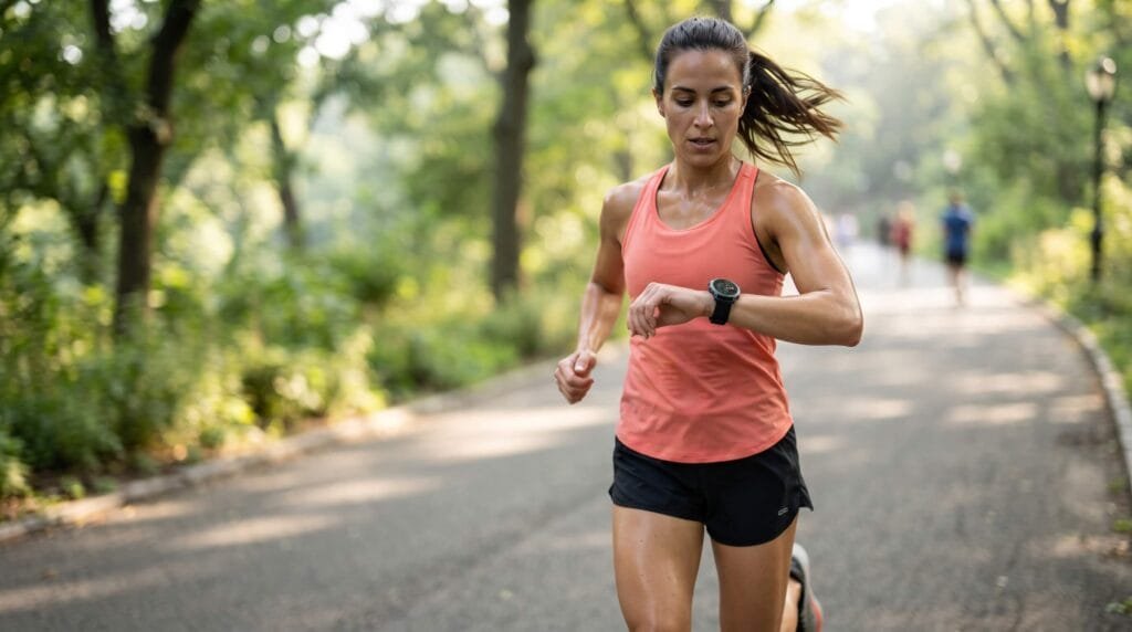 5 Melhores Smartwatches para Comprar: Modelos que Valem a Pena person running checking smartwatch 2k 202609020148