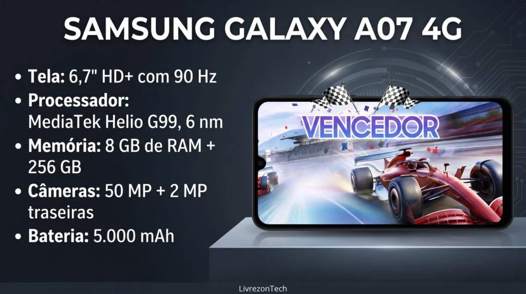 Galaxy A07 4G: Com 6 anos de atualizações, vale a pena? samsung galaxy a07 specification… 2k 202609090221
